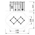 7494 NIEUW: Double Cross Training Box